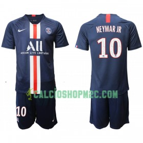 Paris Saint Germain NEYMAR JR 10 Bambino Maglia Prima 2019/2020 Manica Corta (+ Pantaloncini)